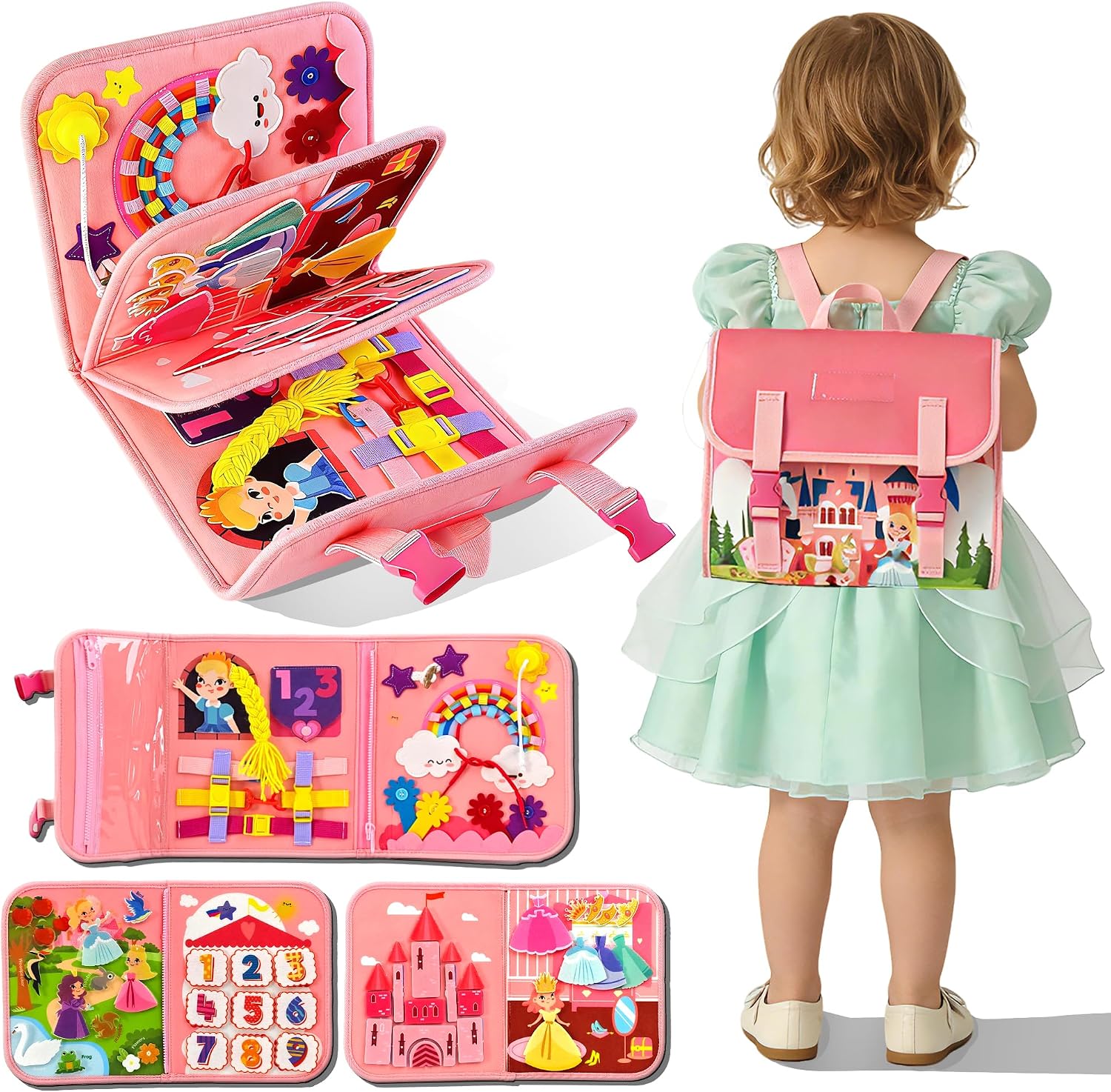 Kids Education Fun - Tas Ransel Aktivitas Kastil Putri yang