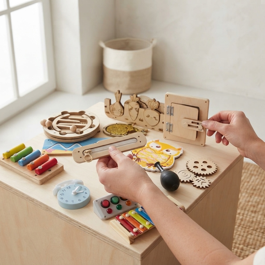 Kids Education Usa - Papan Aktivitas Dinosaurus Kayu Aksesoris DIY