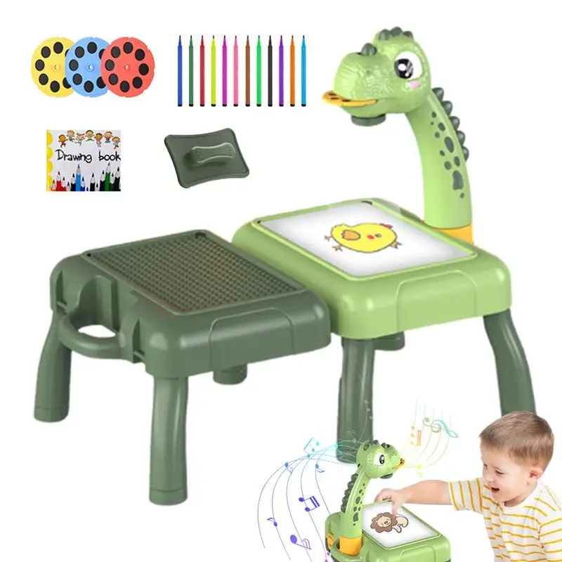 Drawing Projector Kids - Papan Lukisan Proyeksi Anak-anak Lampu Meja