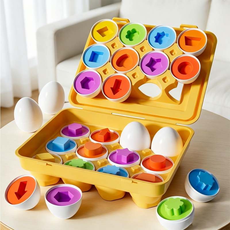 Kids Nature Education - Permainan Montessori Mainan Bayi Puzzle Bentuk