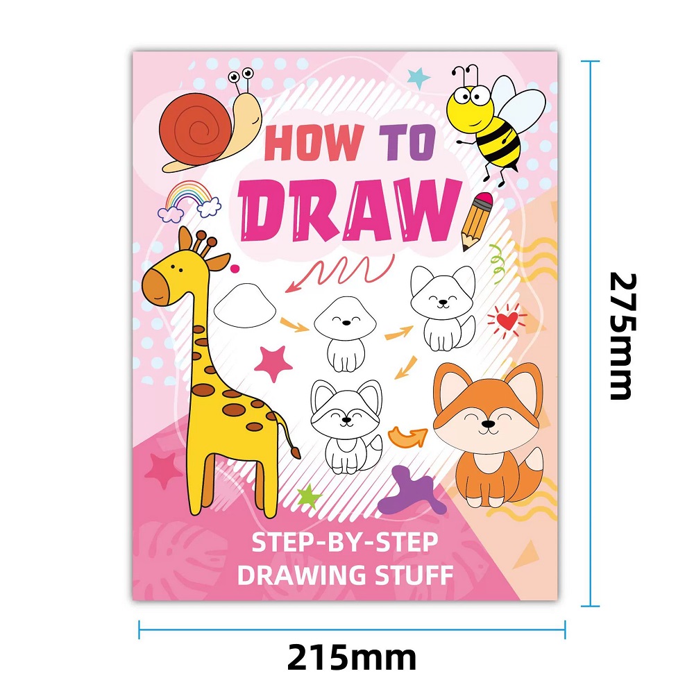Kids Education Fun - Cara Menggambar Buku Sketsa Kartun Hewan