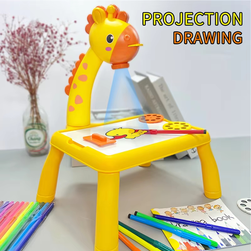 Drawing Projector Kids - Papan Gambar Proyektor untuk Anak-anak, Meja