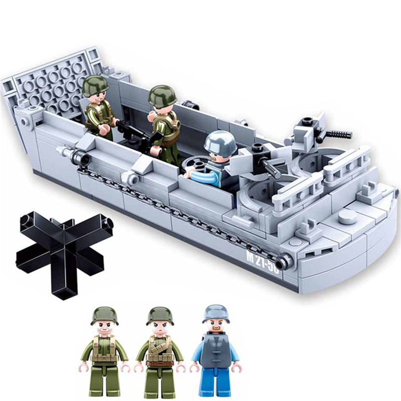 Kids Education Usa - Sluban WW2 US militer Higgins pendaratan