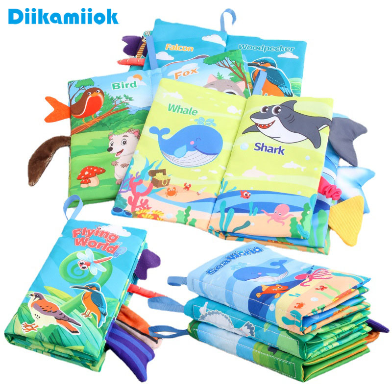 Kids Education Book - Buku Kain Bayi Baru Pelatihan Visual