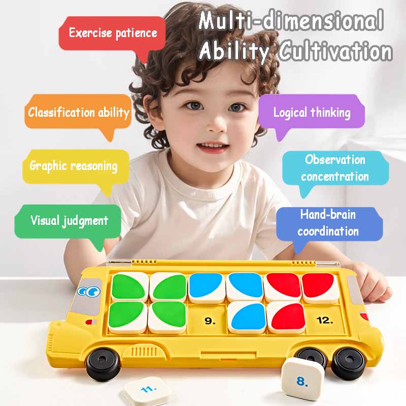 Kids Education Usa - Permainan Mencocokkan Logika Anak-anak Montessori Parish