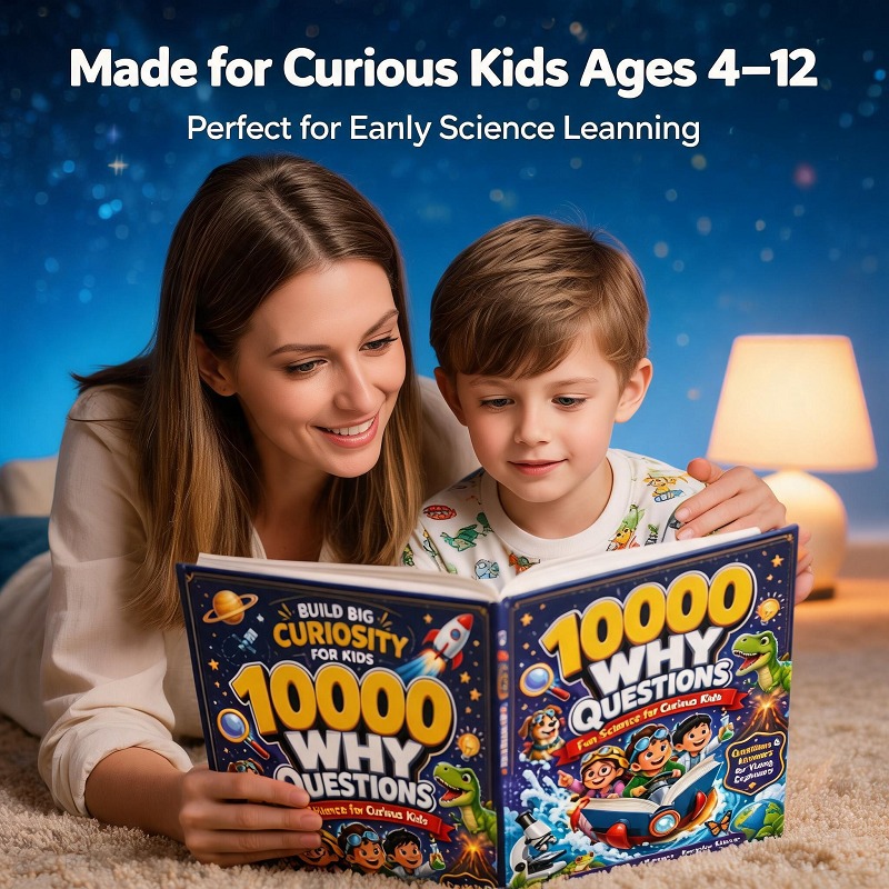 Kids Education Book - 10000 Mengapa Buku Ensiklopedia Sains Anak-Anak
