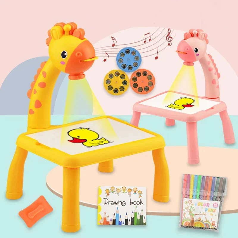 Drawing Projector Kids - Mainan papan gambar untuk anak, mainan