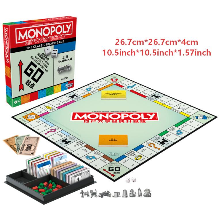 Hasbro Game Monopoly - Permainan Papan Monopoly Hasbro untuk 2-6