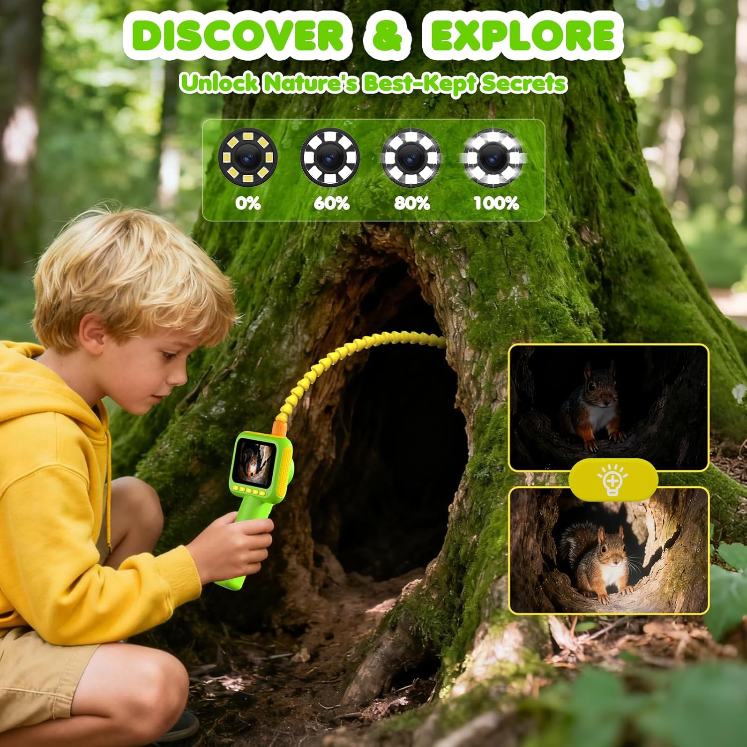 Kids Nature Education - Endoskop untuk Anak-anak, Kamera Ular Borescope