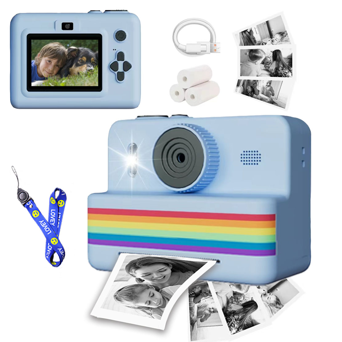 Kids Education Video - Kamera Digital untuk fotografi anak-anak, Printer