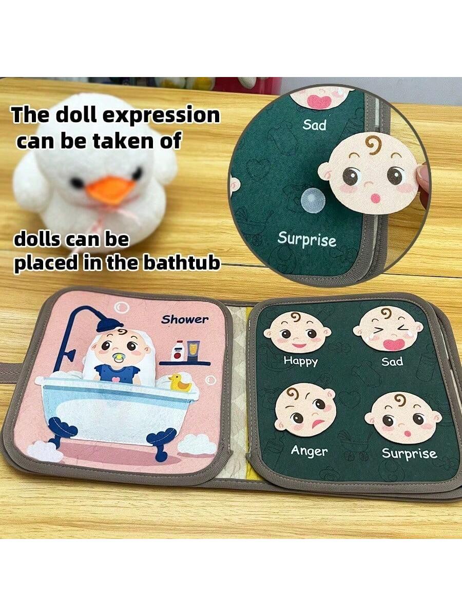 Kids Education Book - Buku Sibuk Bayi Montessori, Mainan Pembelajaran