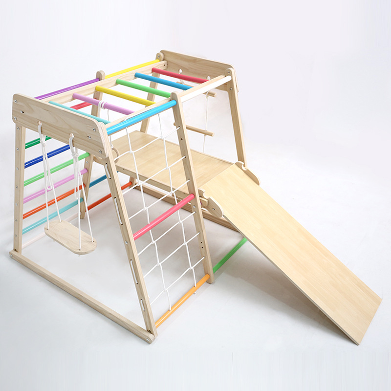 Rangka Panjat Kayu Solid untuk - Kids Education Park ulasan dan harga