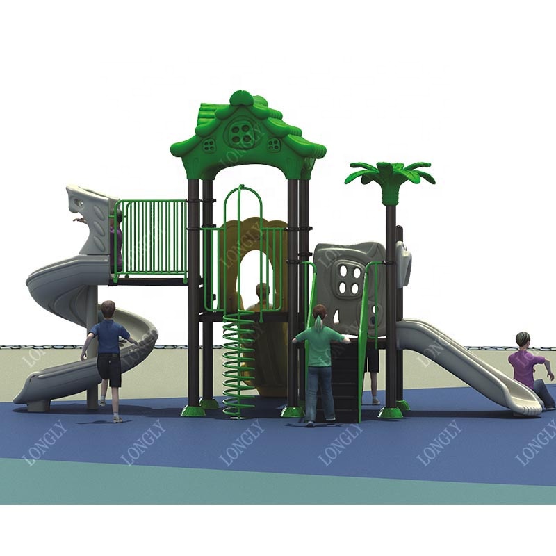 Perosotan Plastik Luar Ruangan - Kids Education Park ulasan dan harga