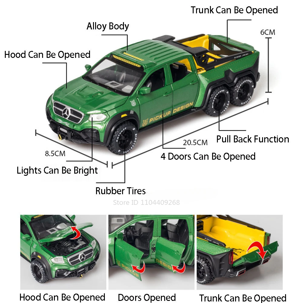 1:28 X-Class Exy 6x6 U5000 Mod - Kids Education Classes ulasan dan harga