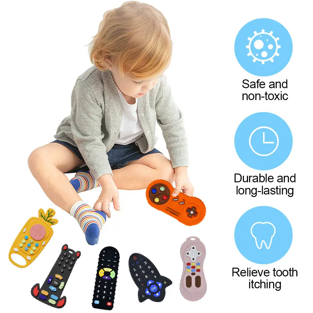 Mainan Teether silikon bayi, m - Kids Nature Education ulasan dan harga