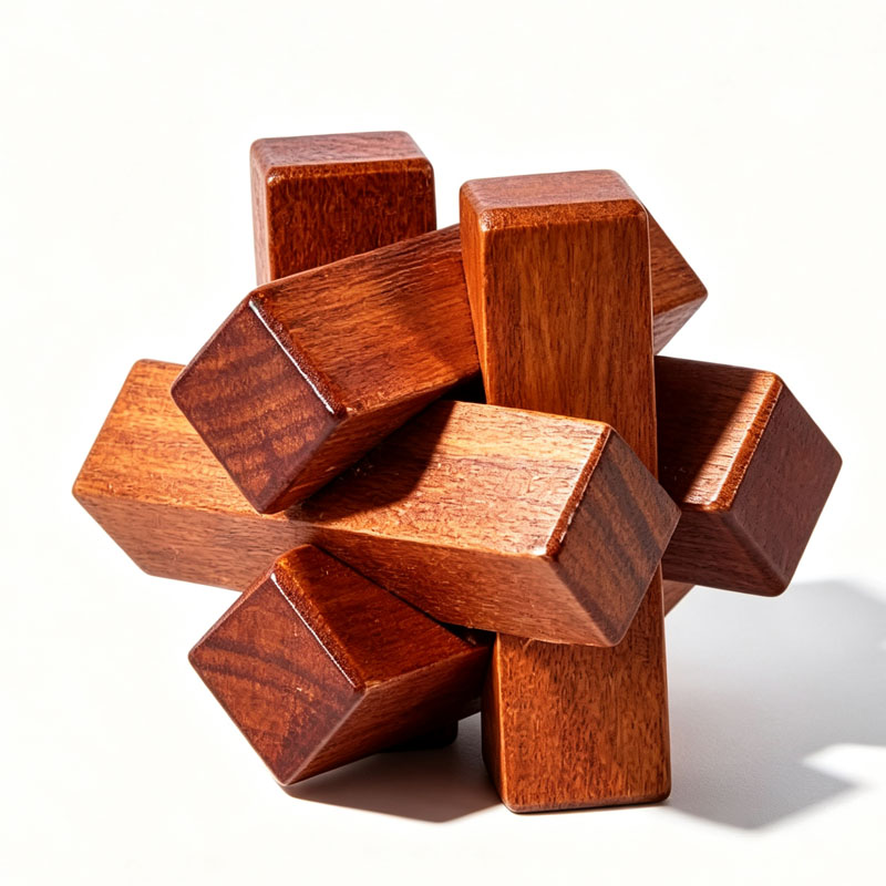 Puzzle Kayu Simpul Kayu Latiha - Kids Education Fun ulasan dan harga