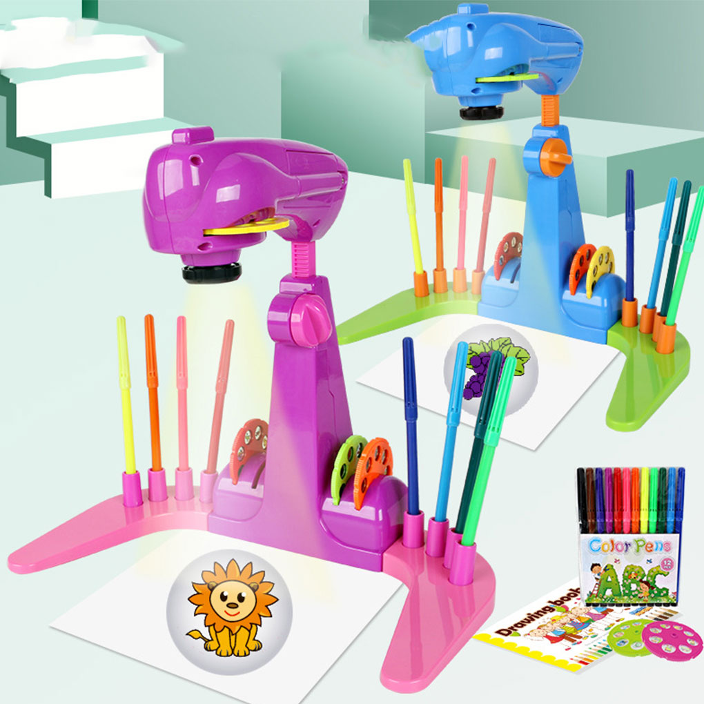 Meja Gambar Edukatif Anak-Anak - Drawing Projector Kids ulasan dan harga