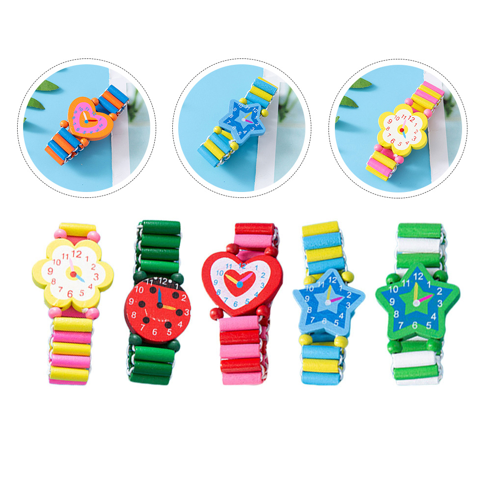 5 Buah Jam Tangan Kayu Gelang  - Education Kids Ru ulasan dan harga