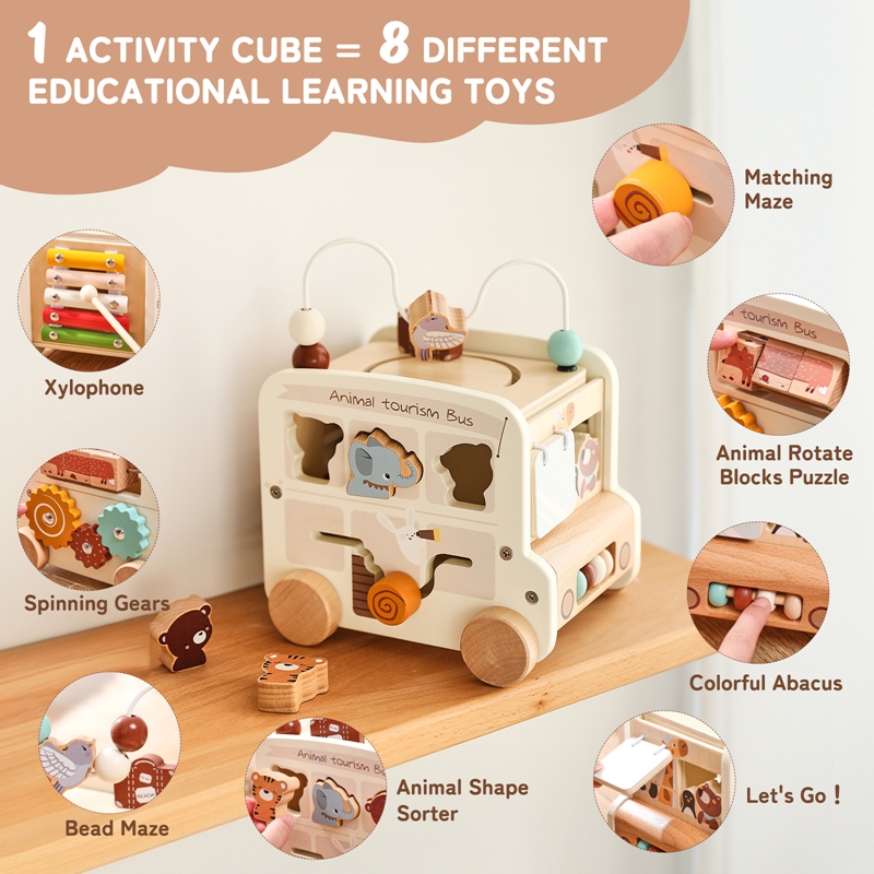 Mainan Kayu Montessori untuk A - Kids Nature Education ulasan dan harga