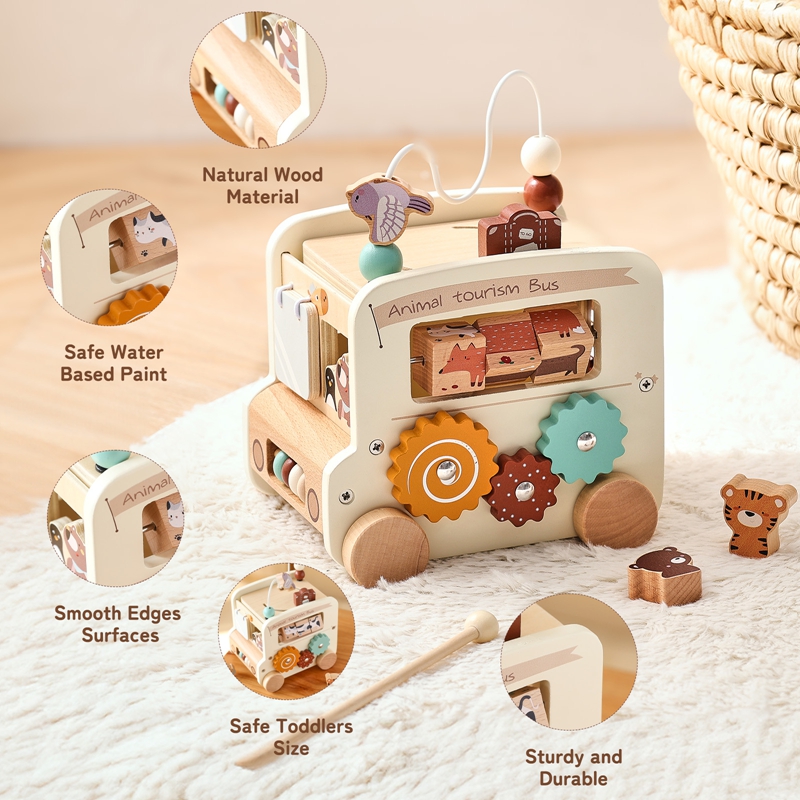 Mainan Kayu Montessori untuk A - Kids Nature Education ulasan dan harga