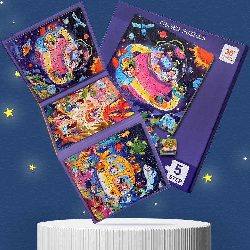 Puzzle Kayu Magnetik Anak-anak - Kids Education Book ulasan dan harga