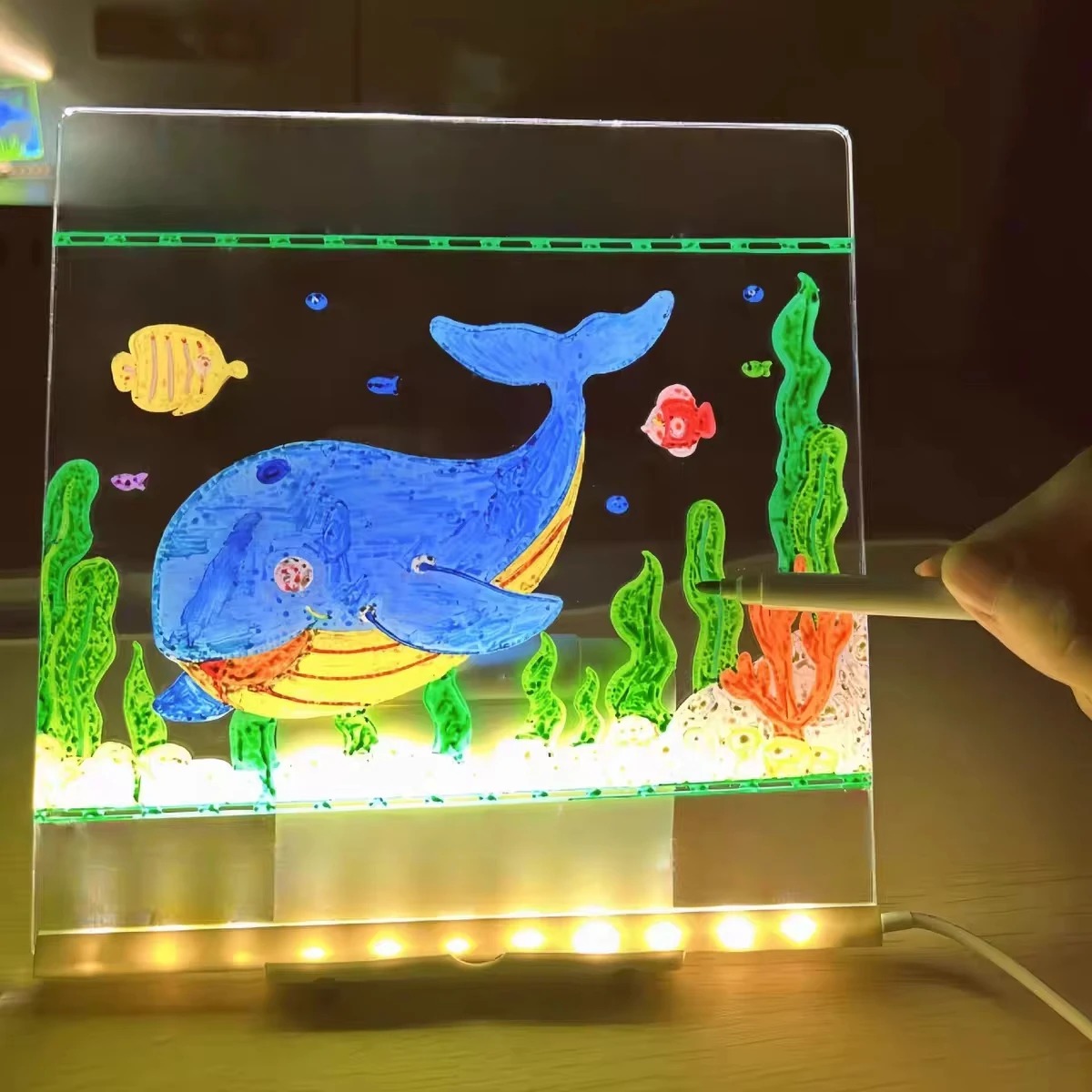 Papan Gambar Anak Magic Glow:  - Kids Education Fun ulasan dan harga