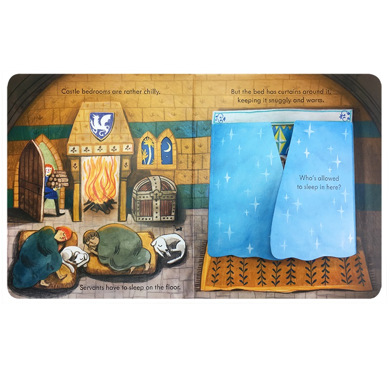 Usborne Peep Inside The Castle - Kids Education Book ulasan dan harga