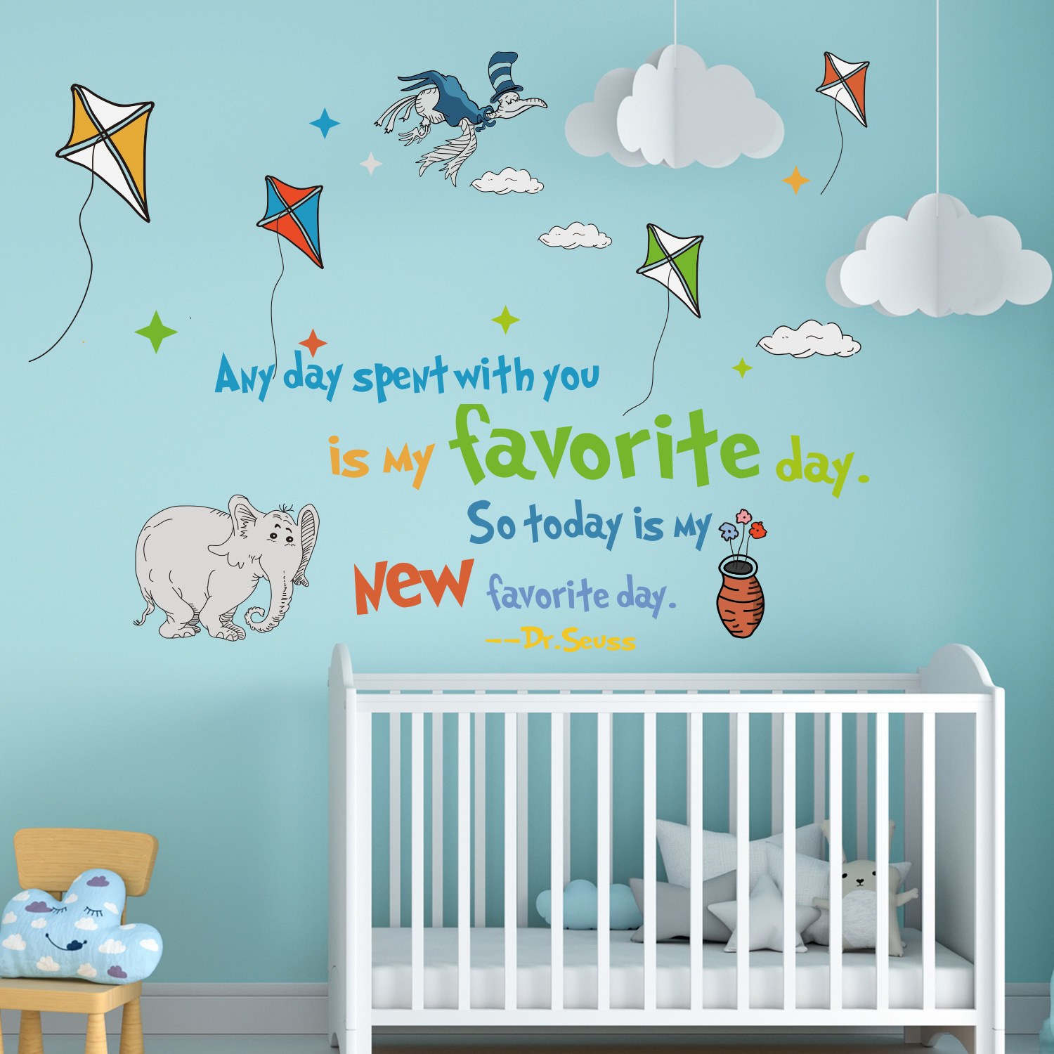 Stiker dinding kutipan inspira - Inspirational Kids Education Quotes ulasan dan harga