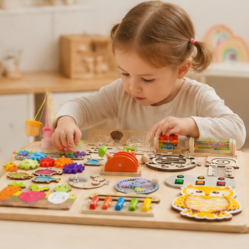 Aksesoris Papan Aktivitas Mont - Kids Education Usa ulasan dan harga